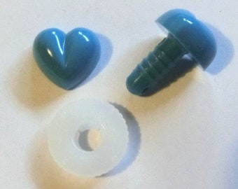 13 mm nez coeur bleu