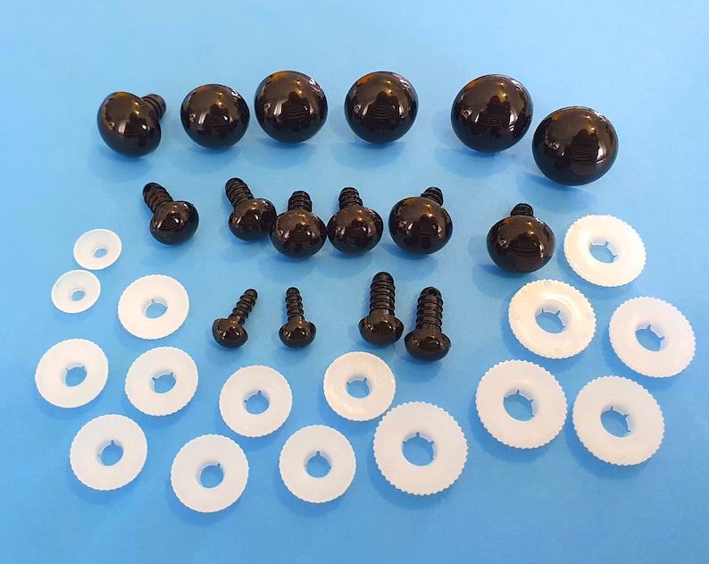 BULK PACK MEDIUM 40 Pairs Safety Eyes in 8 Sizes Etsy