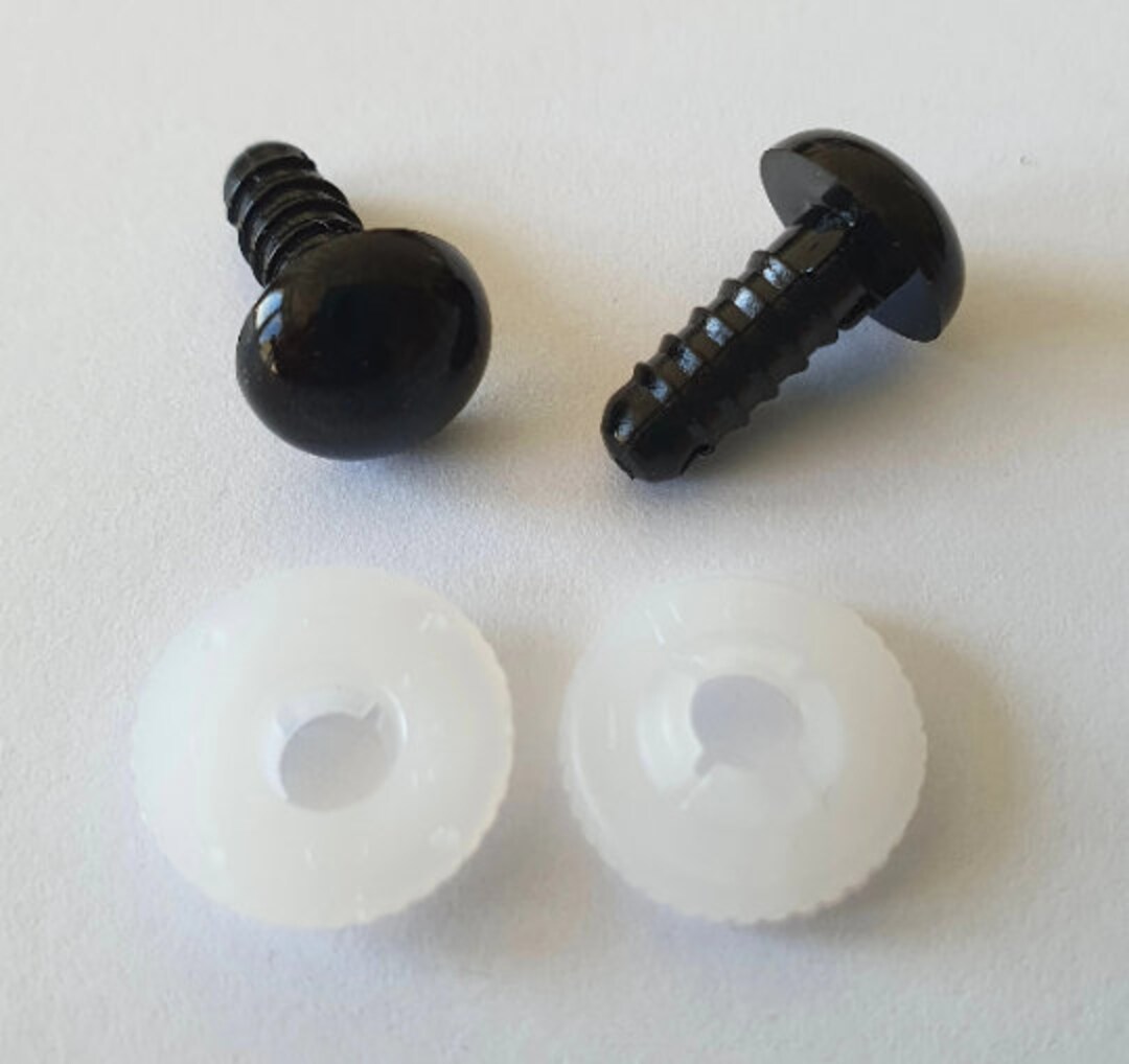 13.5 Mm Safety Eyes Black Etsy