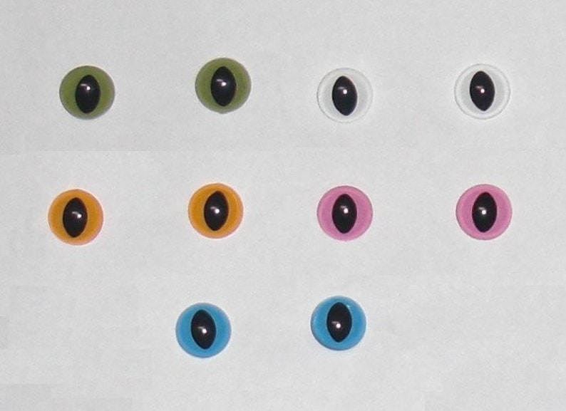 10 pairs 12 mm cat eyes image 2