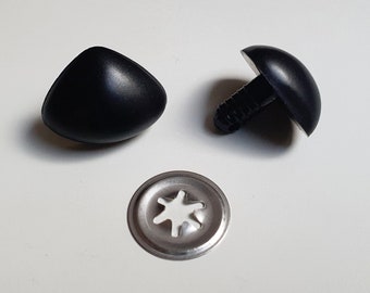Triângulo nasal preto de 18 mm