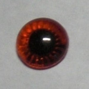 10 paire 9 mm yeux de hiboux coloré Dunkelrot