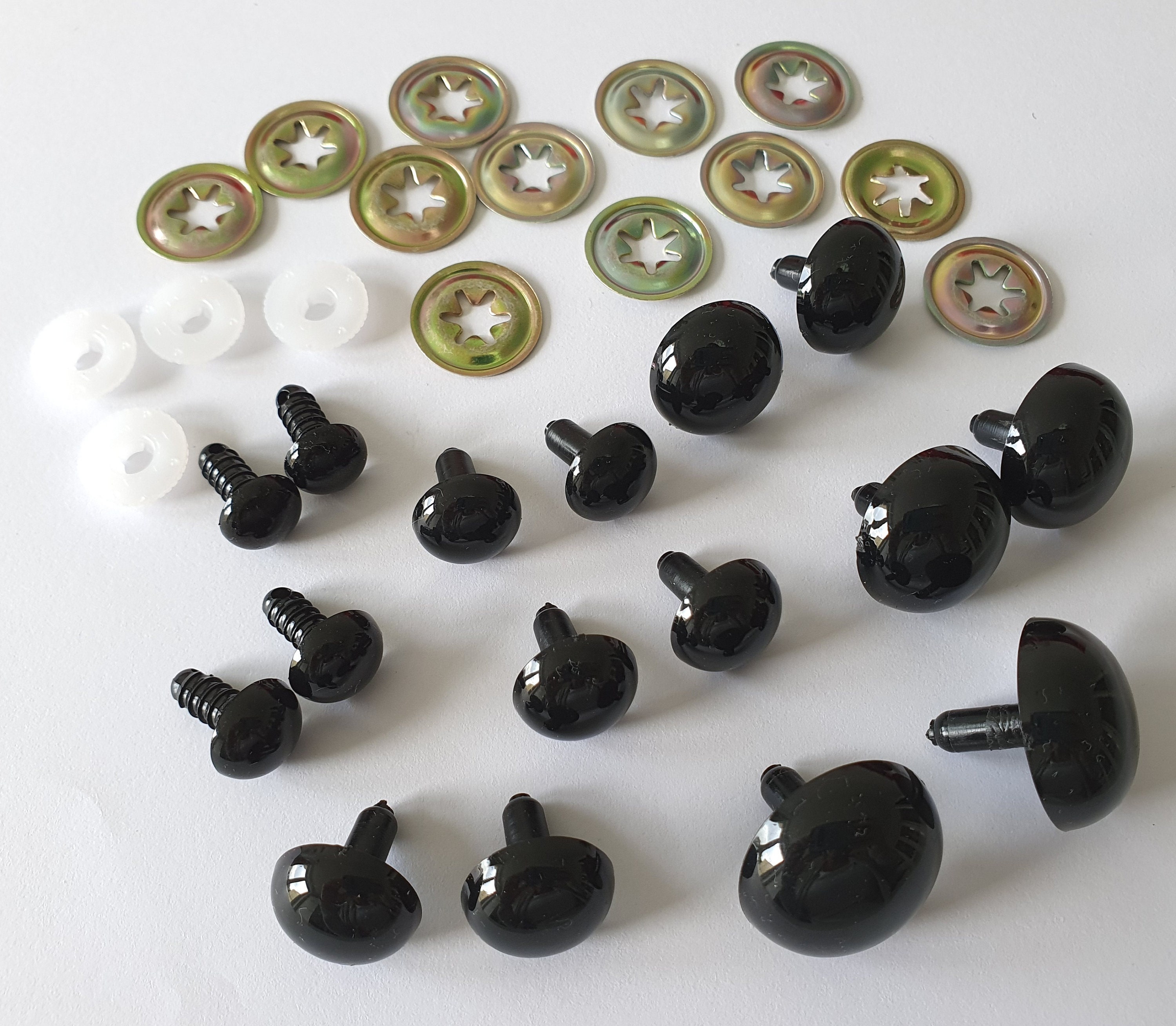 BULK PACK BIG 40 pairs safety eyes in 8 sizes Etsy