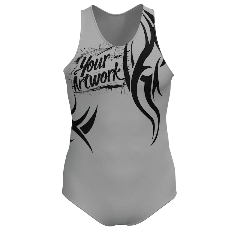 Custom Inked Crossover Leotard - Lycra