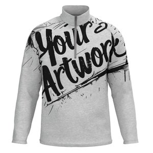 Custom All Over Print Quarter Zip Sweatshirt