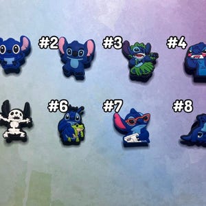 Shoe Charms- Stitch inspired- cartoon show charms