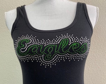 Custom Name Spray Text Hotfix Rhinestone Transfer