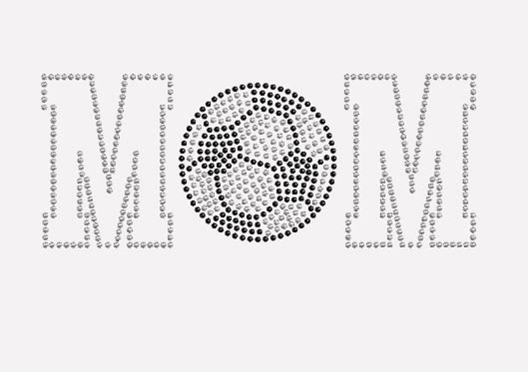 Soccer Mom Ironon Spangle Bling Hotfix Transfer Etsy