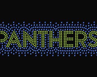 Custom Name Spray Text Hotfix Rhinestone Transfer