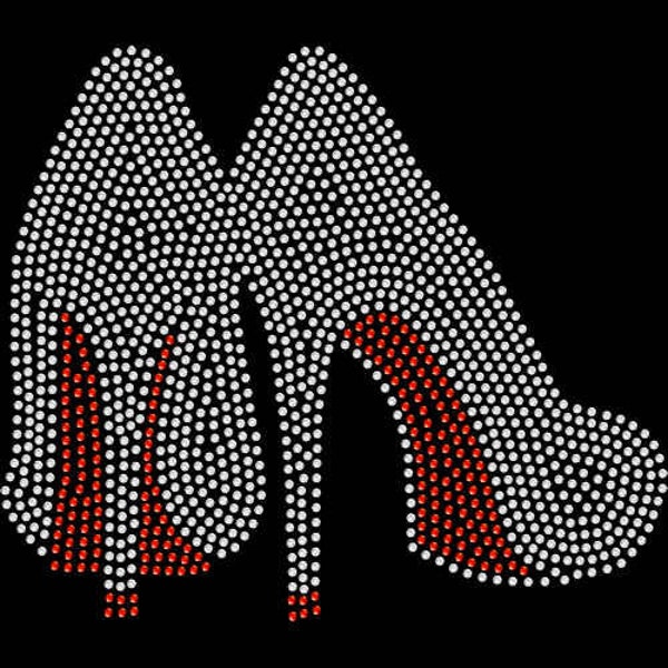 High Heel Shoes Rhinestone Design INSTANT FILE DOWNLOAD