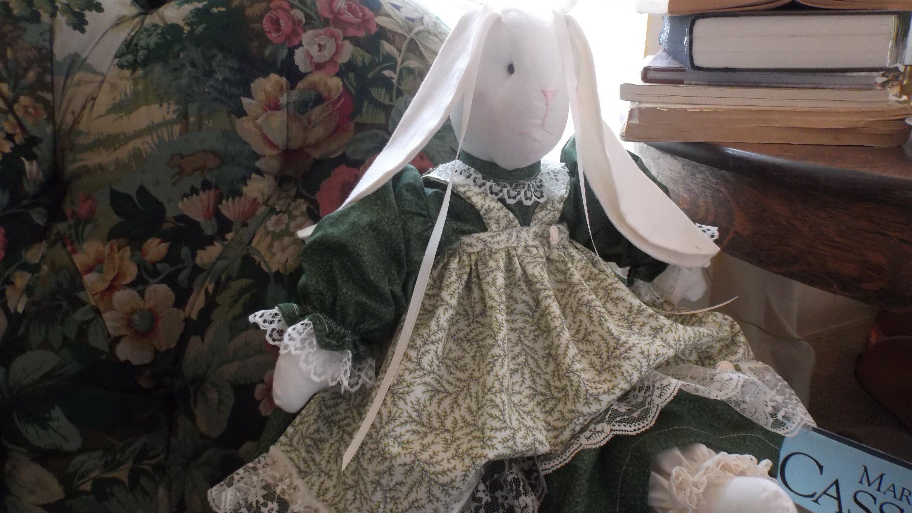 Green Stuffed Bunny Rabbit. Made in America Etsy Canada
