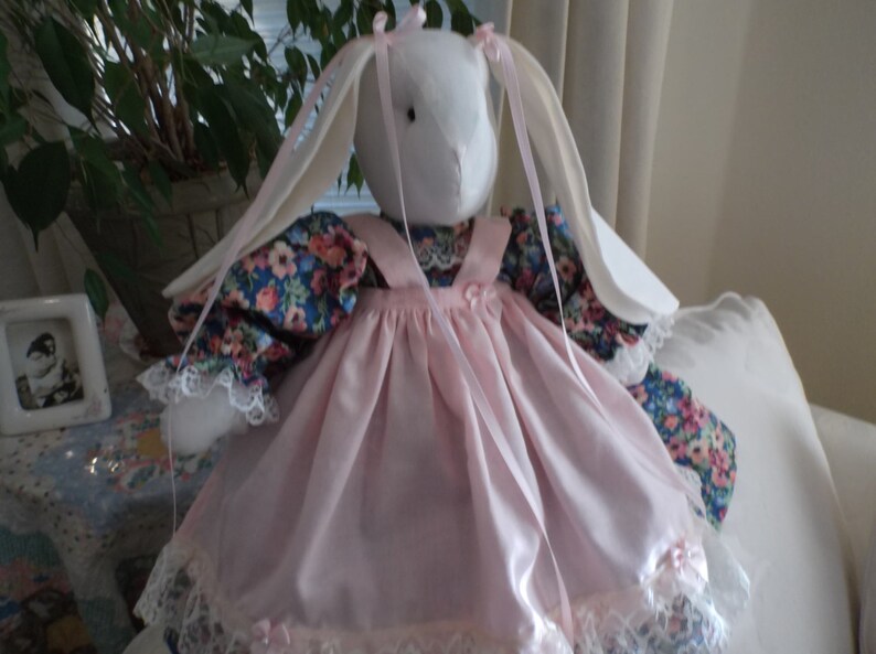 Hand made Stuffed Bunny Rabbit Made in Amerixca