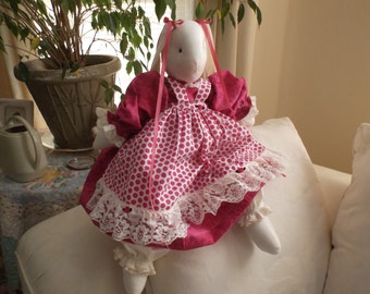 A Beautiful Stuffed Bunny Rabbit Handmade in America