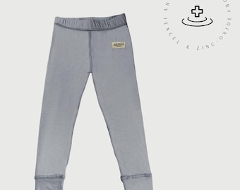 Leggings de Lyocell Zinc ultrasuaves para pieles sensibles, resistentes a los rayos UV e hipoalergénicos.