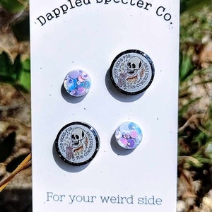 Just Here For The Concessions Stud Earrings Concessions Events Summertime Fun Lightweight Earrings Resin/Stainless Steel image 2