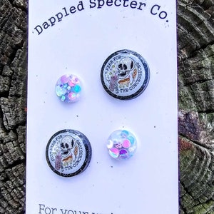 Just Here For The Concessions Stud Earrings Concessions Events Summertime Fun Lightweight Earrings Resin/Stainless Steel image 1