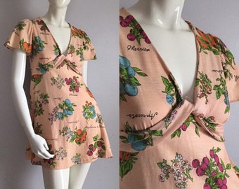 Women\u2019s Vintage 70\u2019s Dress Vintage Patty O\u2019Neil Dress Vintage Summer Dress Medium Vintage Dress Vintage Small Dress
