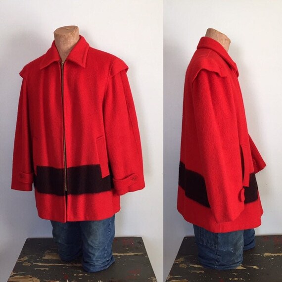 1950s Coat / Vintage Men's 50s Zero King Sports Ap