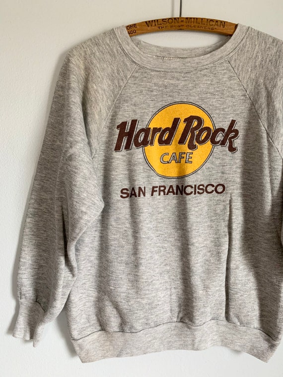 1980s Vintage Hard Rock Cafe San Francisco Sweatshirt… - Gem