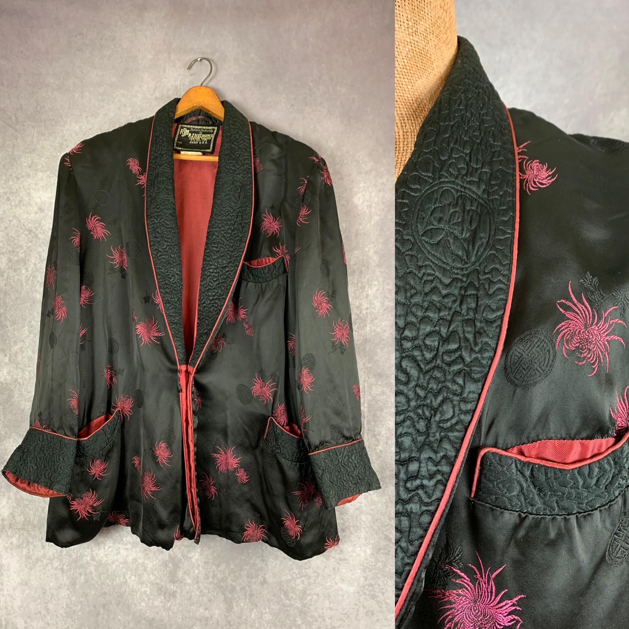 Asian Smoking Jacket - Etsy
