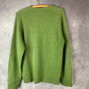 Vintage 60s Mens Arrow Cum Laude Green V-neck SweaterM image 5