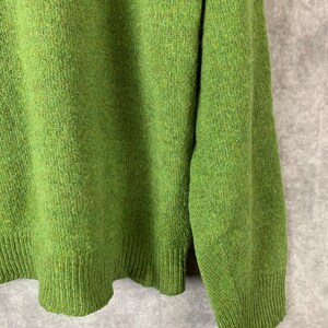 Vintage 60s Mens Arrow Cum Laude Green V-neck SweaterM image 4