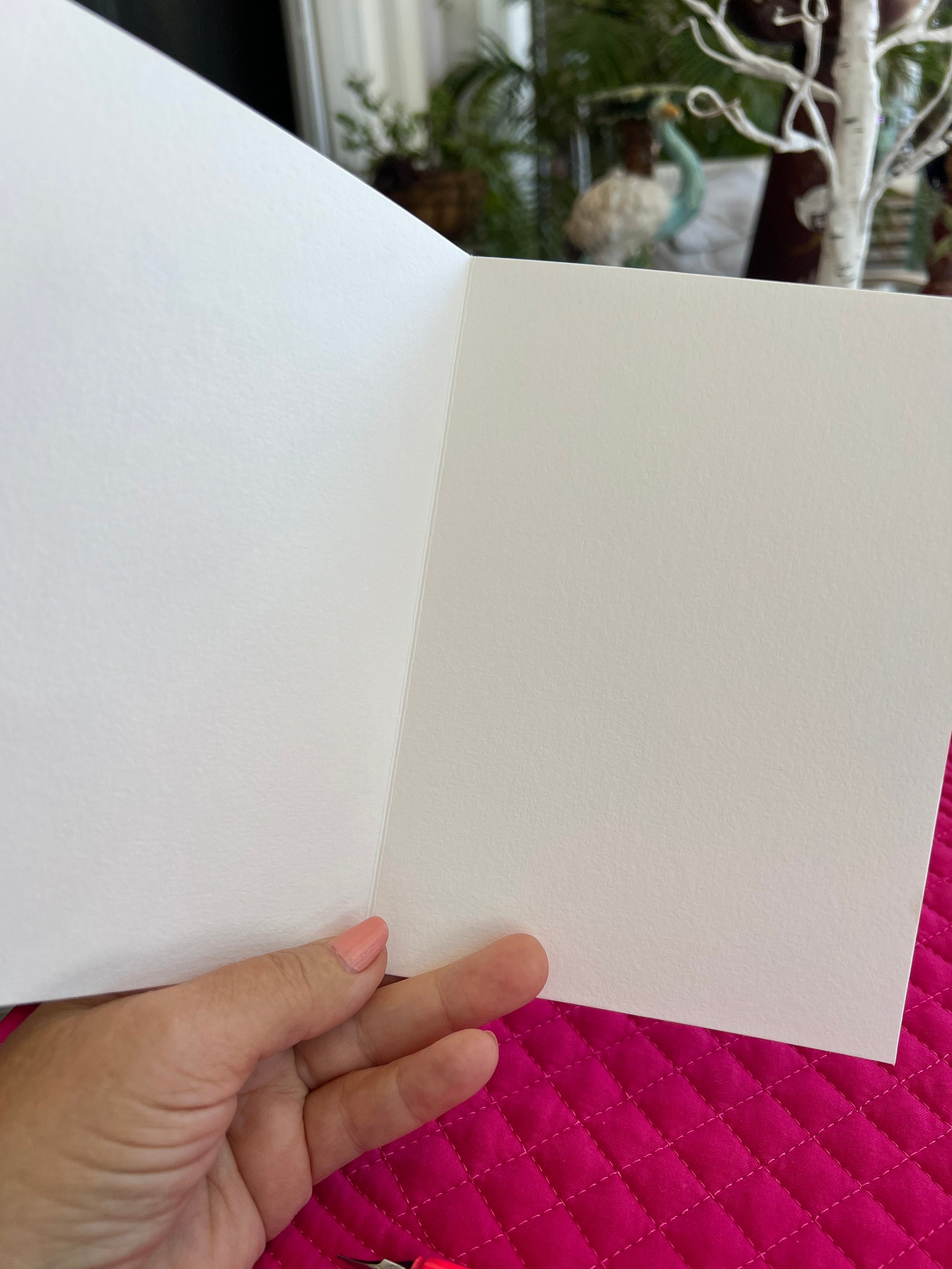 5x7 Hand Painted Original Watercolor Blank Card Impressionistic Loose ...