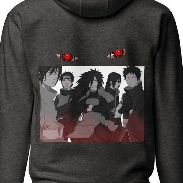 Sweat-shirt à Capuche Shogun Samurai – Motif Date Clan Et Drapeau Ninja – Noir, 100% Coton