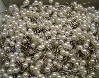 Christmas Ornament Pins 1000 Pearl Pins for Crafts Christmas