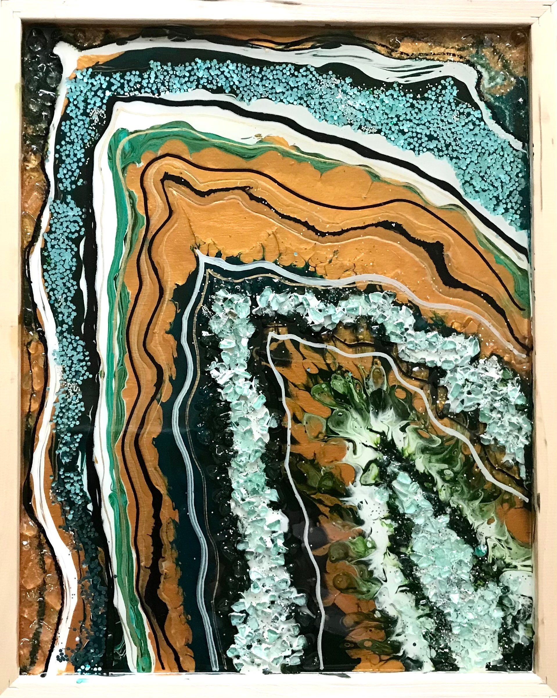 Geode painting deals