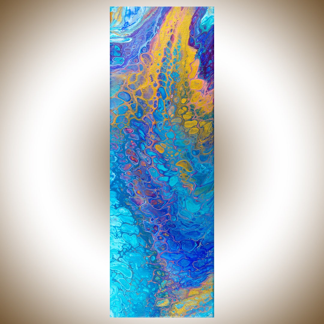 Instant Download Art Purple Turquoise Gold Original Artwork Digital ...