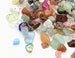 Small mixed gemstone, crystal and glass chip beads for jewelry making, wire-wrapping bead soup crafts 50g/1.7oz, 100g/3.5oz & 200g/7oz lots. 