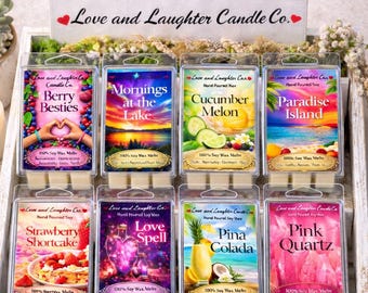 Hand Poured Soy Wax Melts | Long Lasting Scented Wax Cubes | Eco-Friendly Home Fragrance