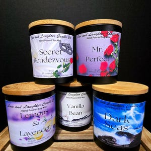 9oz Soy Wax Candle: Long Lasting, Clean Burning, Variety of Scents