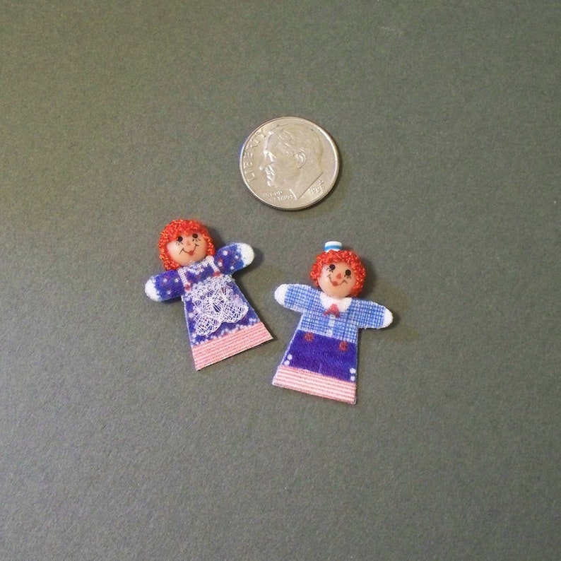 Choice of Raggedy Ann /& Andy or other DOLLS in miniatures scale 1:12