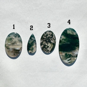 Moss Agate - Cabochons