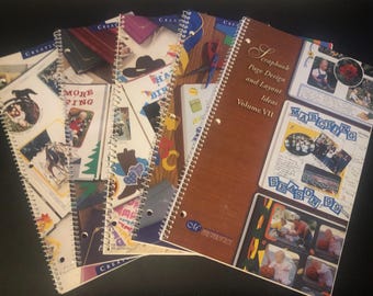 Scrapbook Page Design & Layout Ideas for scrapbooking Creative Memories 5 volumes