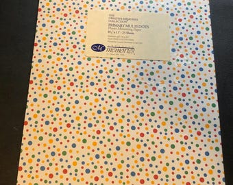 Photo Mounting Paper 8.5x11 25 pages Dots