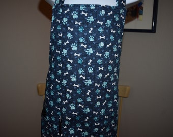 apron for boy or girl with pocket, all about dogs