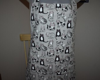 aprons with pockets, cats