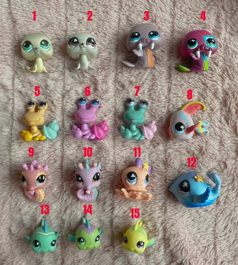 Authentic Littlest Pet Shop LPS | Rare LPS | Sea Creatures | - Etsy