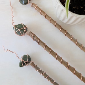 Electroculture Bamboo Quartz and Copper Plant Rods