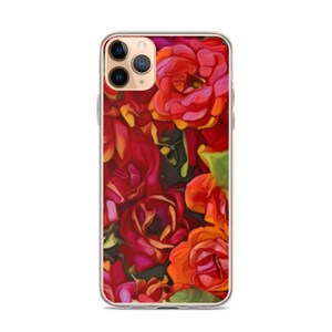 Crimson Bloom iPhone Cover
