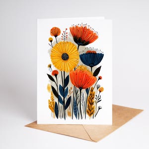 Set of 10 Wildflower Greeting Cards – 4.25 x 5.5 Blank Floral Note Cards with Envelopes | Botanical Stationery Set | Nature Thank You Cards