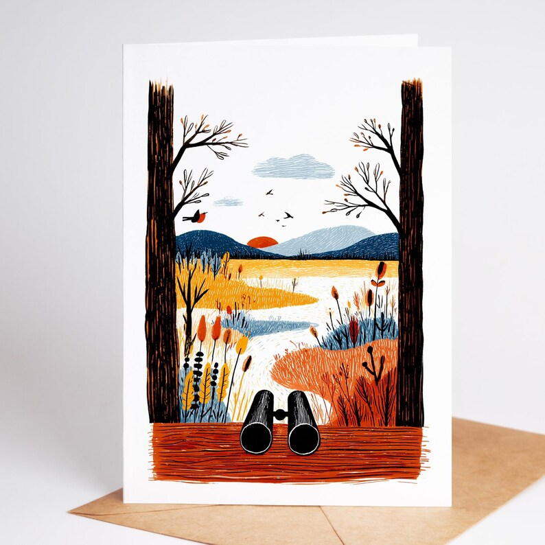Hunting Card Background Hunting Greeting Card Set of 10 | Hunting Gift for Men | Hunting Art ...