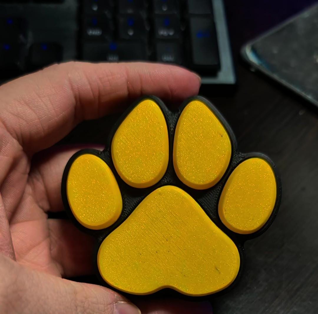 Paw Click Button Large Dog Paw Print Clicker - Etsy