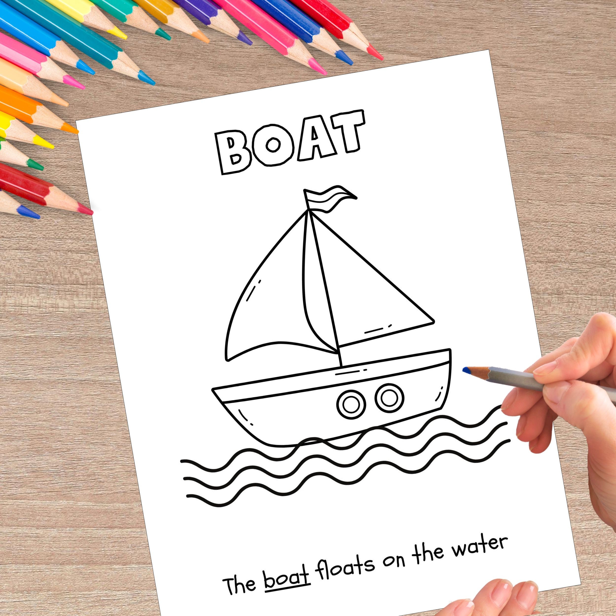 10 Printable Coloring Pages | Educational | Summer Beach Themed | Ideal ...