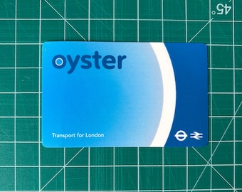 London Oyster Card Sticker Skin for Transit Card, Credit Card, Library Card, Laptop Sticker etc.
