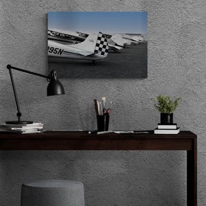 Cessna Airplanes, Original Horizontal Color Photograph by Kim Bailey