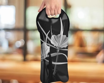 Wine Tote Bag, "Alligator Lily" Photograph by Kim A. Bailey
